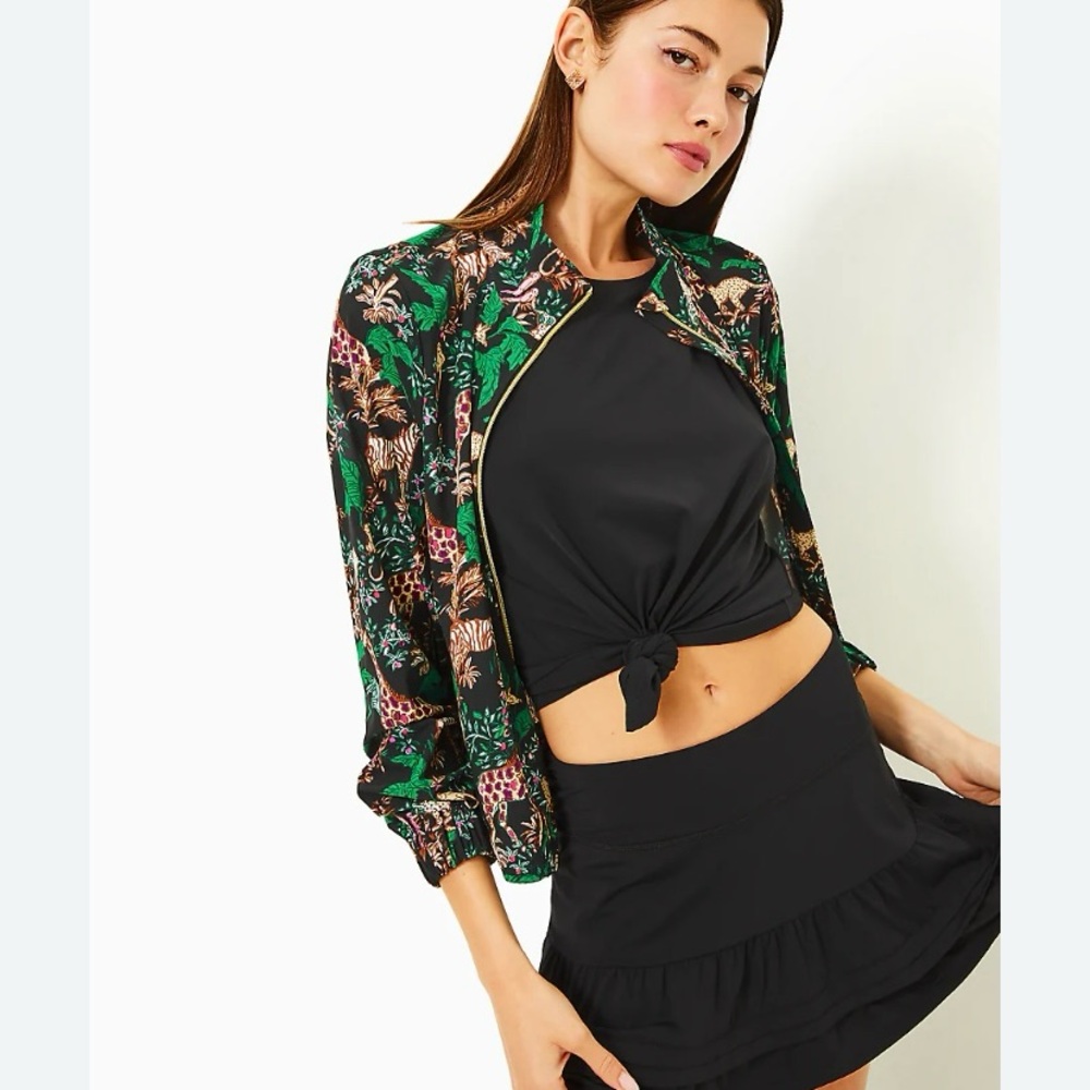 Lilly Pulitzer Aegean UPF+ Dancing in the Moonlight Jacket